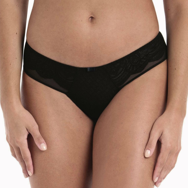 Rosa Faia Selma Slip Met Kant Zwart