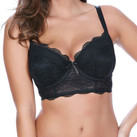 Freya Fancies Longline BH Black