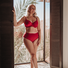Annadiva Lingerie Première Tailleslip Jester Red