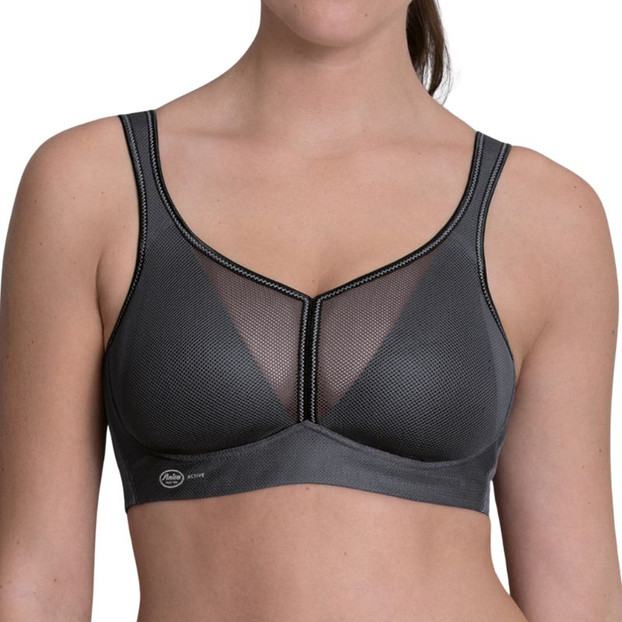 Anita Active Air Control DeltaPad Sport BH Antraciet 