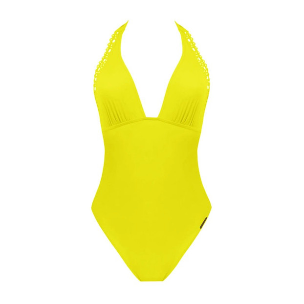 Lise Charmel Badmode Ajourage Couture Halter Badpak Ajourage Jaune