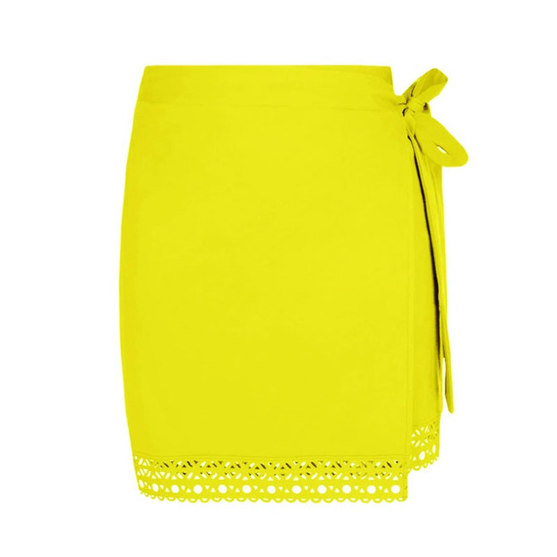 Lise Charmel Badmode Ajourage Couture Wikkelrok Ajourage Jaune