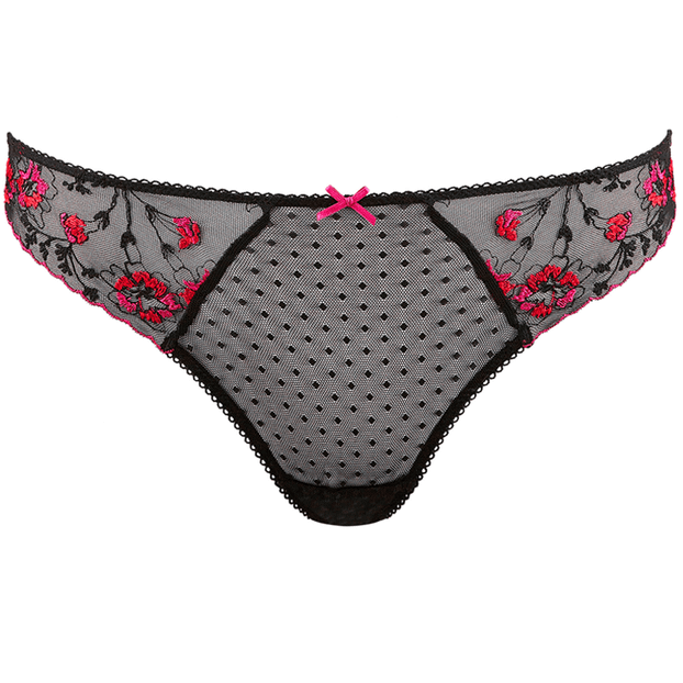 Aubade Allee des Plaisirs String Noir Torride