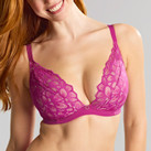 Panache Allure Plunge BH Magenta