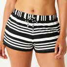 Annadiva Swim Aruba Stripe Short Black White