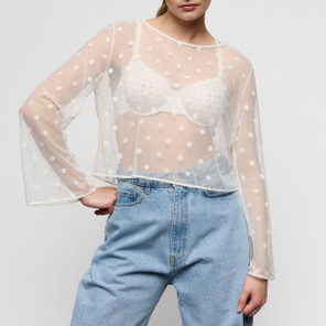 Marie Jo Avero Top Ivory Petal