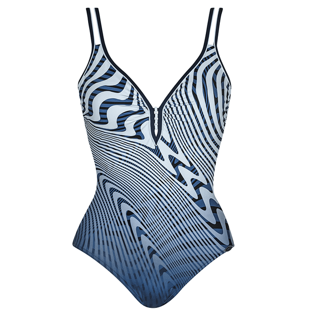 Sunflair Badpak Blauw/Wit