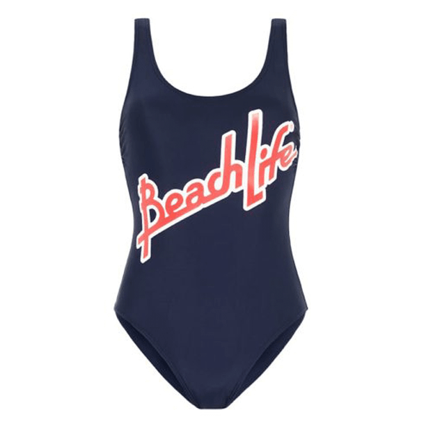 Beachlife Black Iris Badpak Blauw