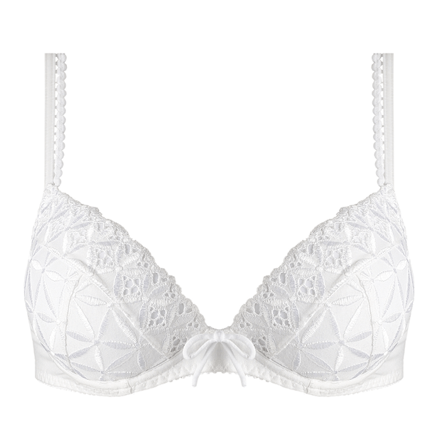 Aubade Bahia Padded Plunge BH White