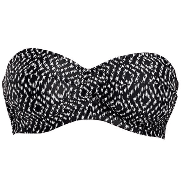 Fantasie Swim Byron Bay Bandeau Bikinitop Black Cream