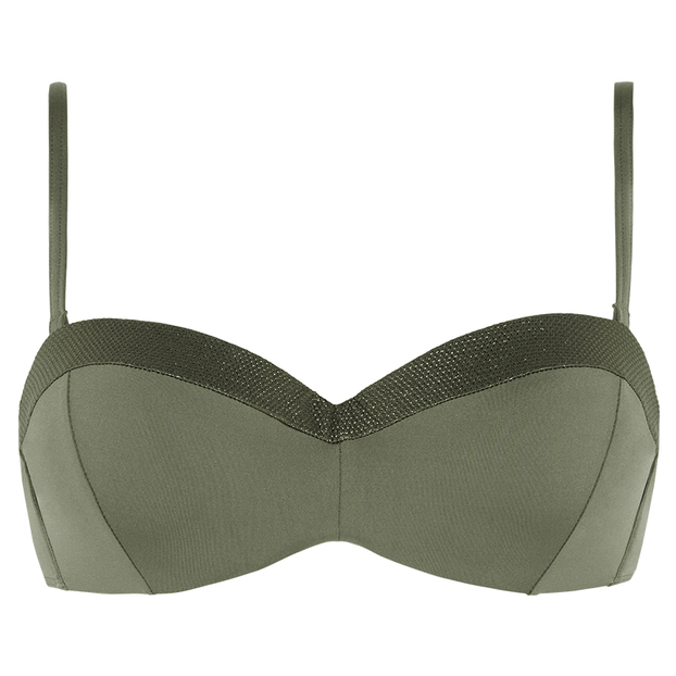 Cyell Luxury Essentials Bandeau Bikinitop Taupe