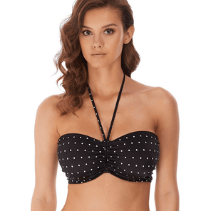 Freya Swim Jewel Cove Bandeau Bikinitop Black