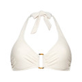 Whisper White Halter Bikinitop