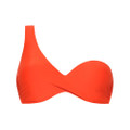 Cherry Tomato One Shoulder Bikinitop