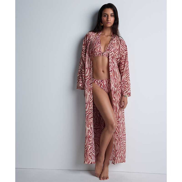 Aubade Badmode Beach Walk Kaftan Pink Tiger