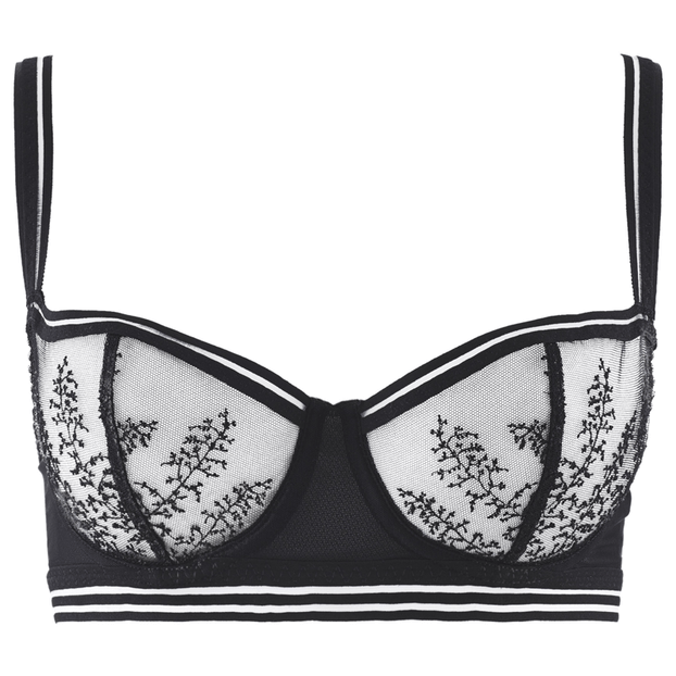 Aubade Jardin Ephemere Balconette BH Noir