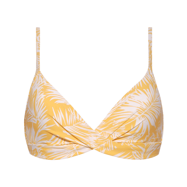 Beachlife Twist Bikinitop Palm Glow