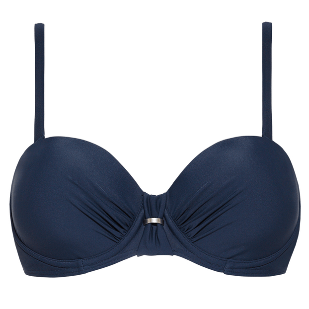 Beachlife Black Iris Voorgevormde Bikinitop Blue