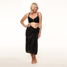 Annadiva Swim Sparkling Black Wikkelrok Black