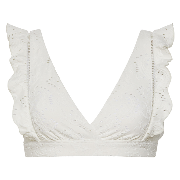 Beachlife Blanc De Blanc Bralette Bikinitop