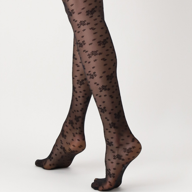 Oroblu Blossom Panty Black