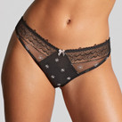 Panache Blossom Brazilian Slip Black