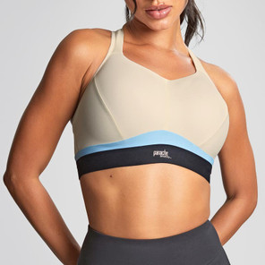 Panache Sport Boundless Voorgevormde Sport BH Zonder Beugels Chalk/Black