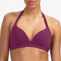 Bright Plum Padded Triangle Bikinitop