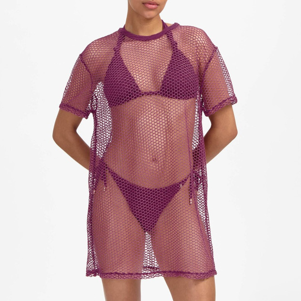 Beachlife Bright Plum Strandjurk Plum