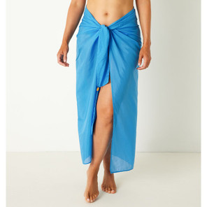 Annadiva Swim Capri Wikkelrok Cornflower