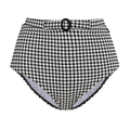 Checky High Waist Bikinibroekje