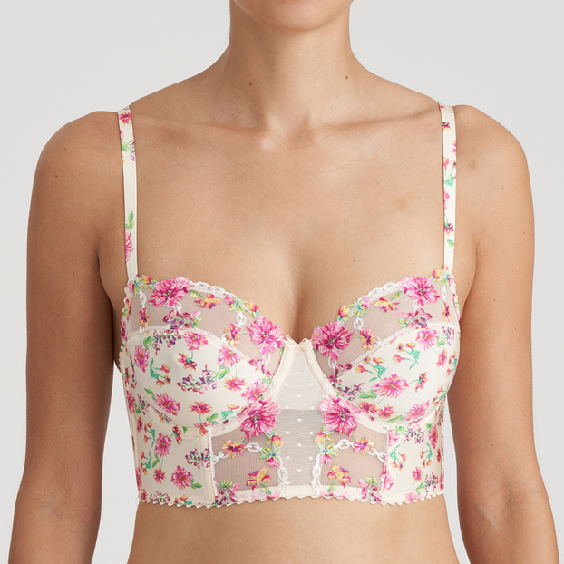 Marie Jo Chen Longline BH Pearled Ivory