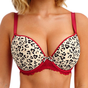 Freya Cherish Me Voorgevormde Plunge BH Red Leopard