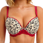 Freya Cherish Me Voorgevormde Plunge BH Red Leopard
