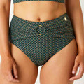 Chinese Fan High Waist Bikinibroekje