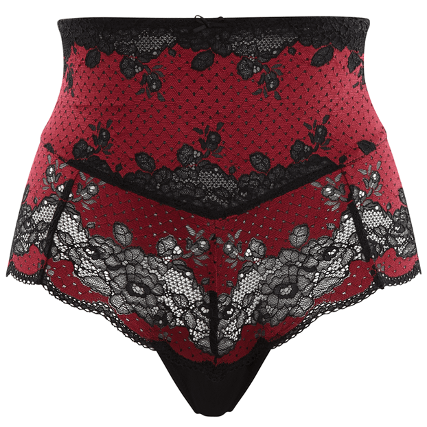 Panache Clara Hoge Slip Black Ruby