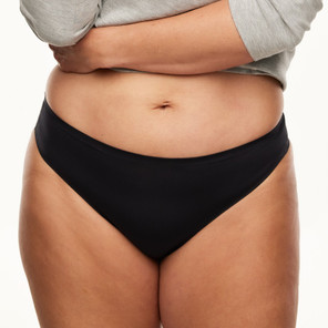 Annadiva Comfy High Waist String Black