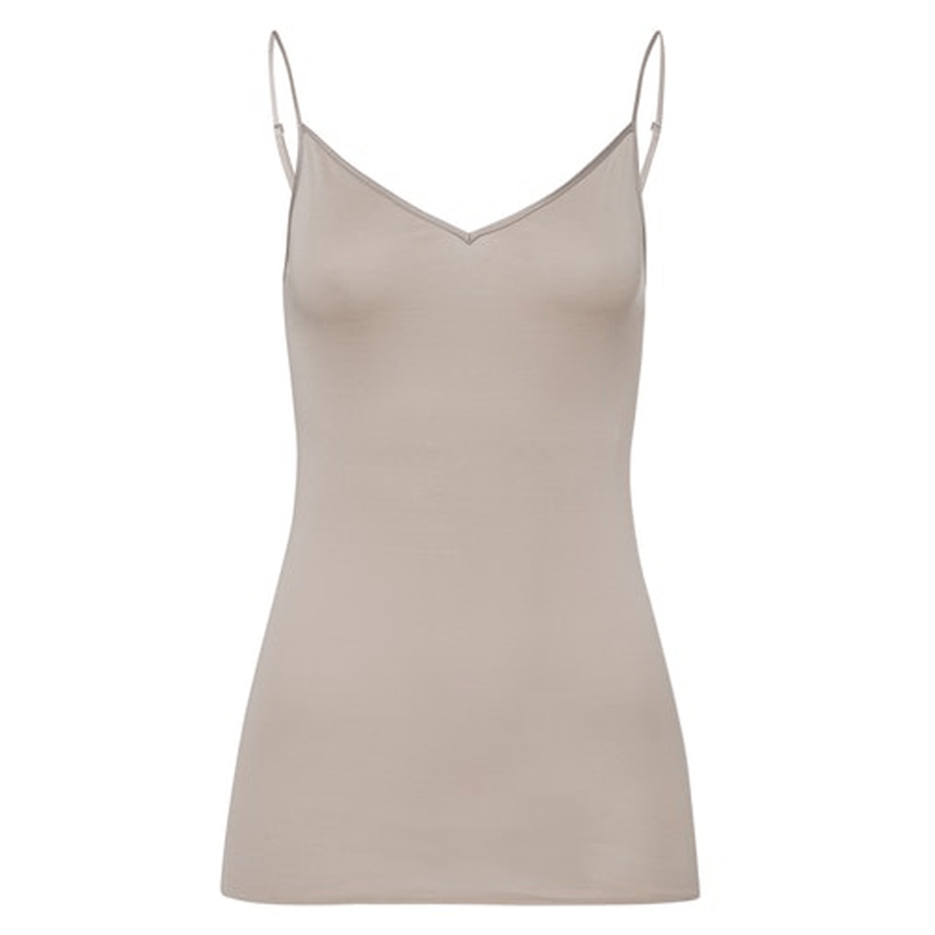 Cotton Seamless Top met Spaghettibandjes