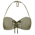 Cypress Stripe Bandeau Bikinitop