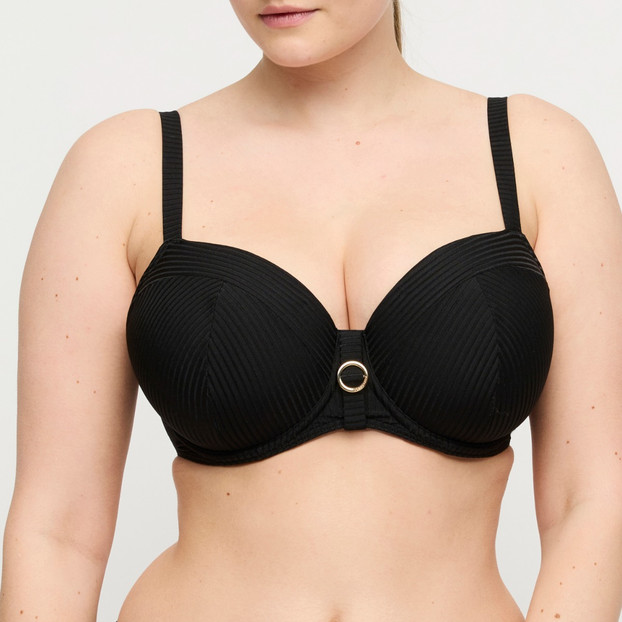 Primadonna Swim Delray Voorgevormde Balconette Bikinitop Zwart