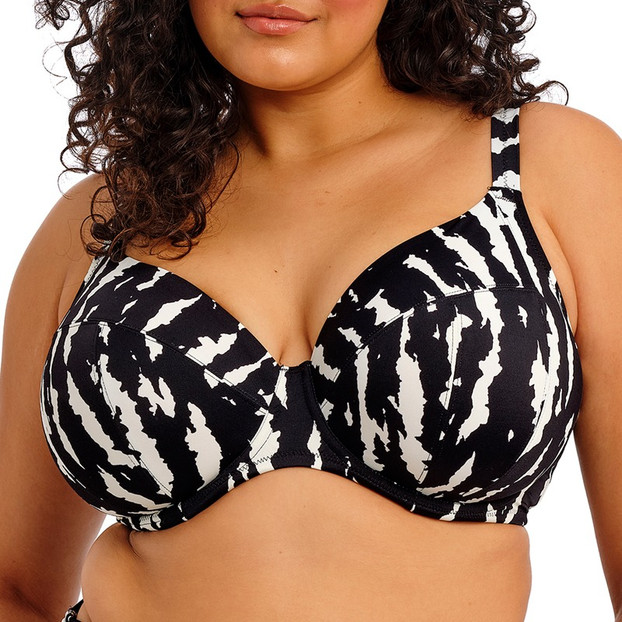 Elomi Swim Echo Shell Plunge Bikinitop Black