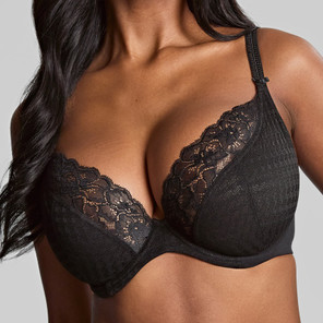 Panache Envy Plunge BH Black