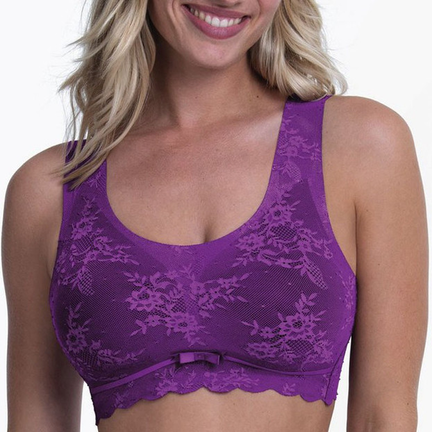 Anita Essential Lace Bralette Magic Purple