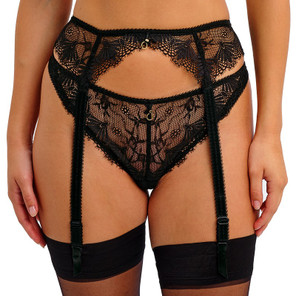 Freya Lingerie Fascinate Jarretels Black