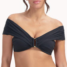 Cyell Femme Noir Off Shoulder Bikinitop