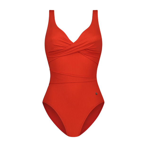 Beachlife Fiery Red Halter Badpak