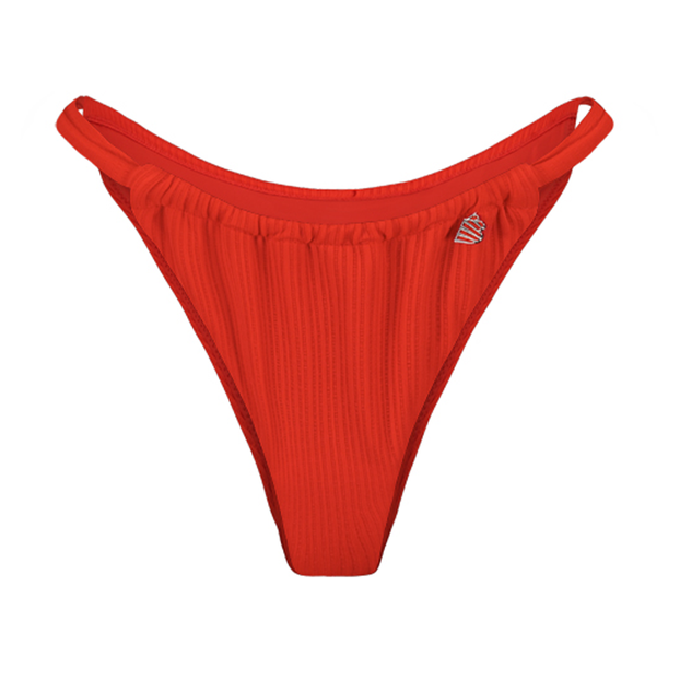 Beachlife Fiery Red High Leg Bikinibroekje