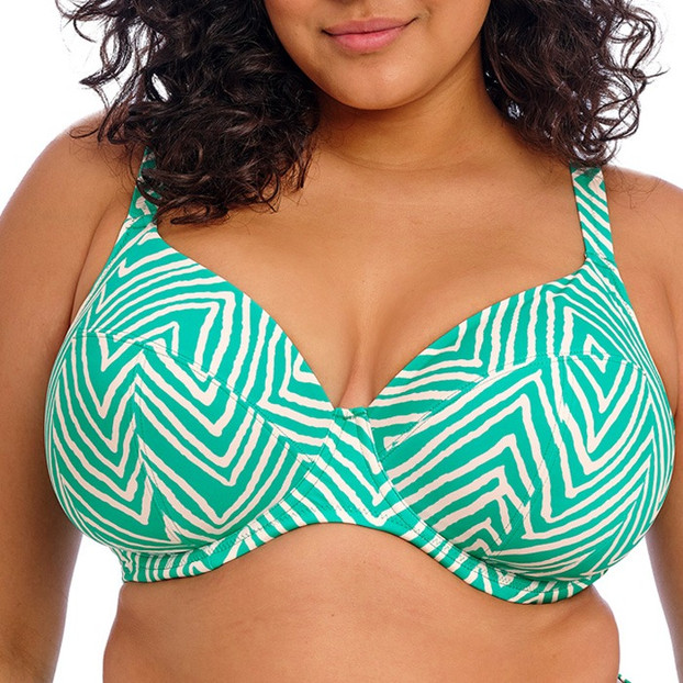 Elomi Swim Fiji Falls Plunge Bikinitop Marine