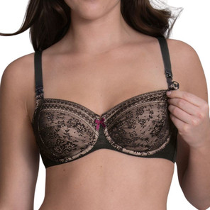 Anita Maternity Fleur VoedingsBH Met Beugel Zwart 