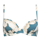 Watercult Floral Abstract Voorgevormde Bikinitop Puffy Sky